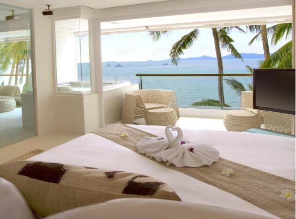 Panu Luxury Beachfront Apartments Bophut Buitenkant foto